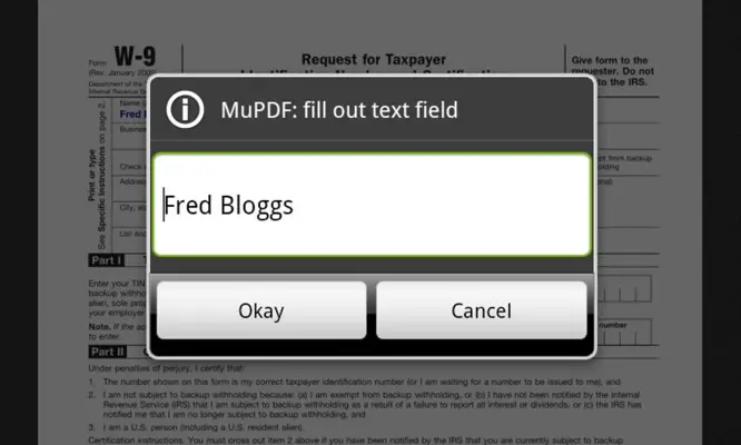 MuPDF android App screenshot 1